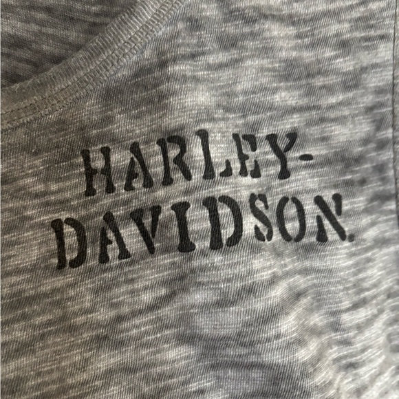 Harley-Davidson Gray T-Shirt and Blue Jeans Set - Picture 2 of 10